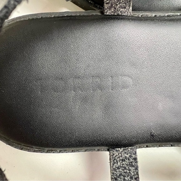 TORRID Toe Post Gladiator Sandal black leather size 9WW - Picture 9 of 11